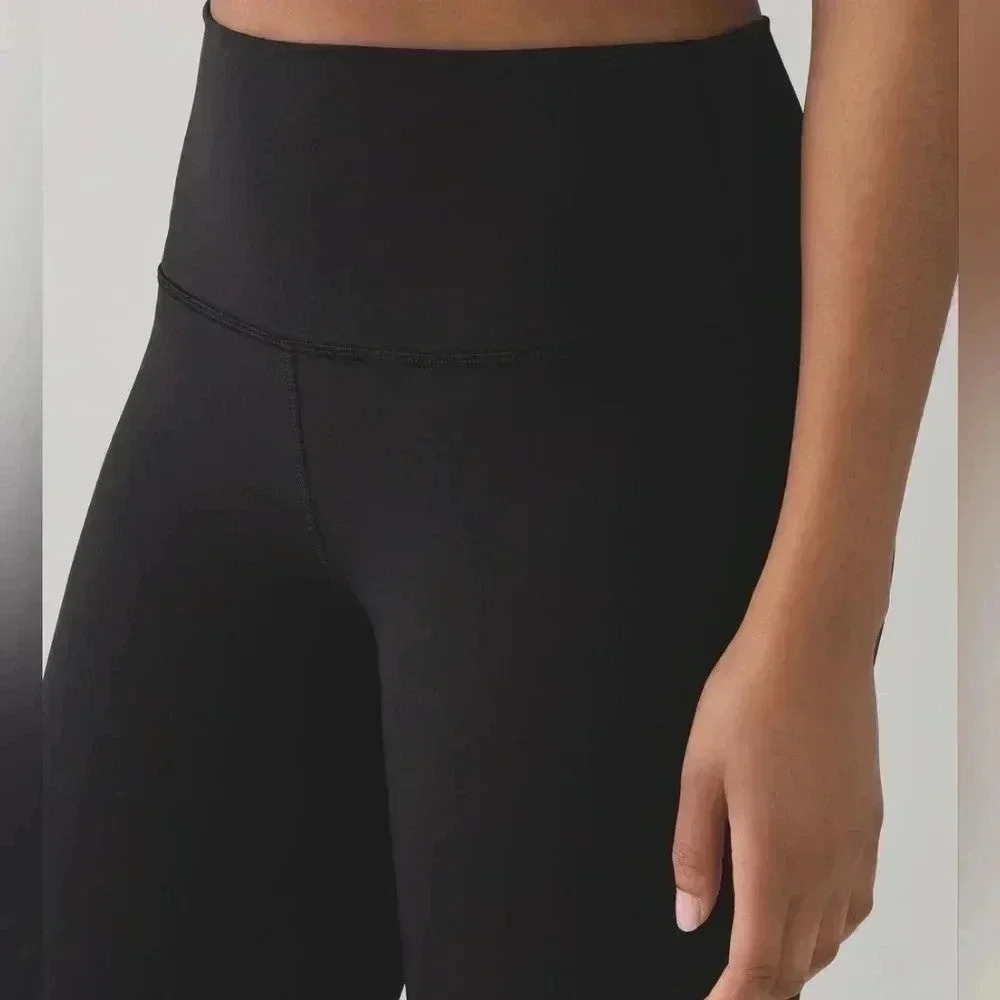 Lululemon Wunder Under Crop (Hi-Rise) *Full-On Luxtreme 21"Black (First Releas - Picture 3 of 13